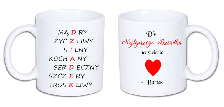Kubek dla Babci i dziadka 2