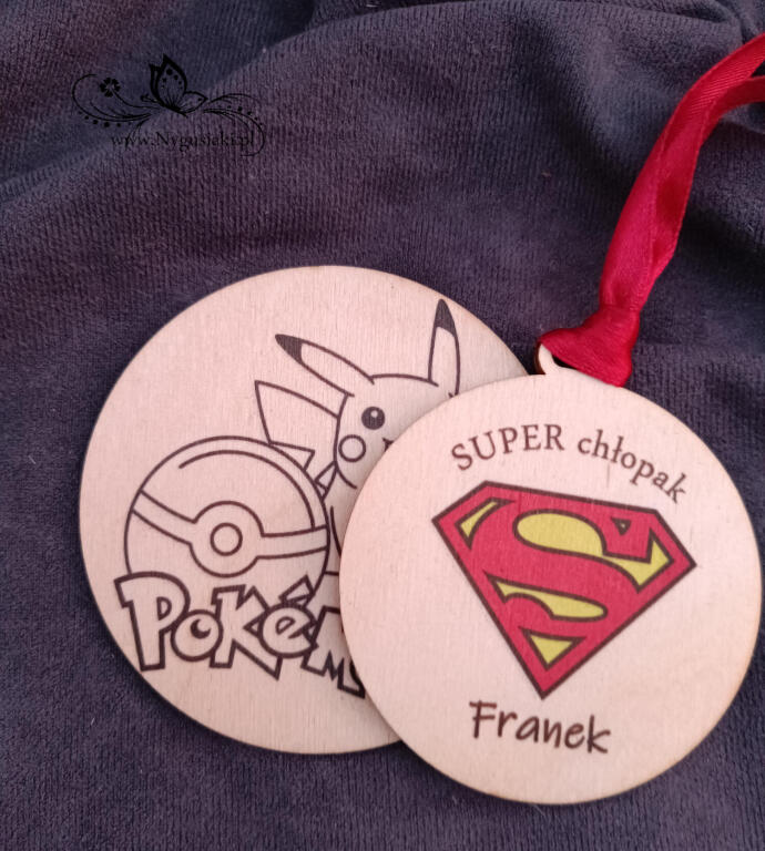 Zestaw dzień Chłopaka Magnes + medal (2)