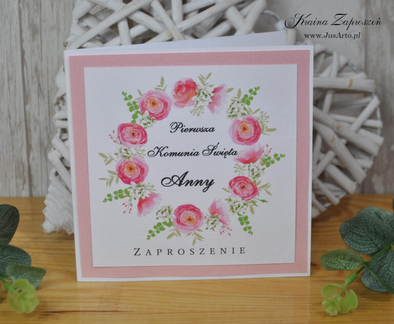 Zaproszenie na Komunię 6