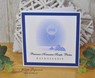 Zaproszenie na Komunię 9