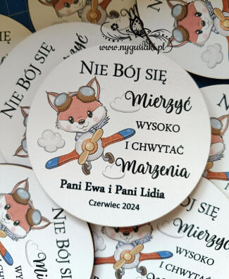 Magnes zakończenie roku szkolnego wzór 17