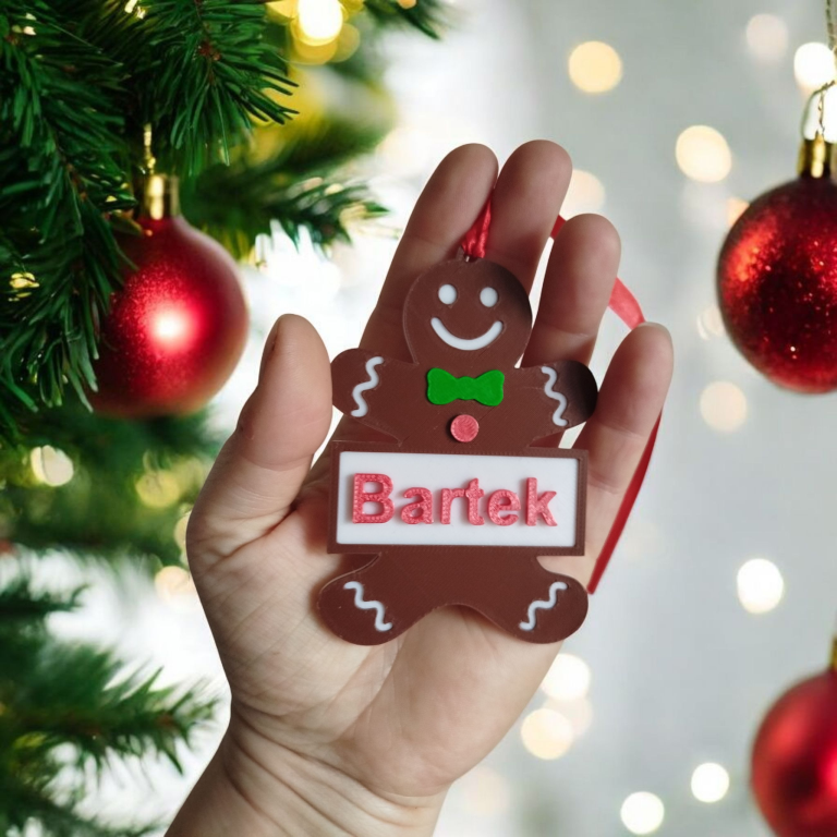 Zawieszka 3D Pierniczek z imieniem