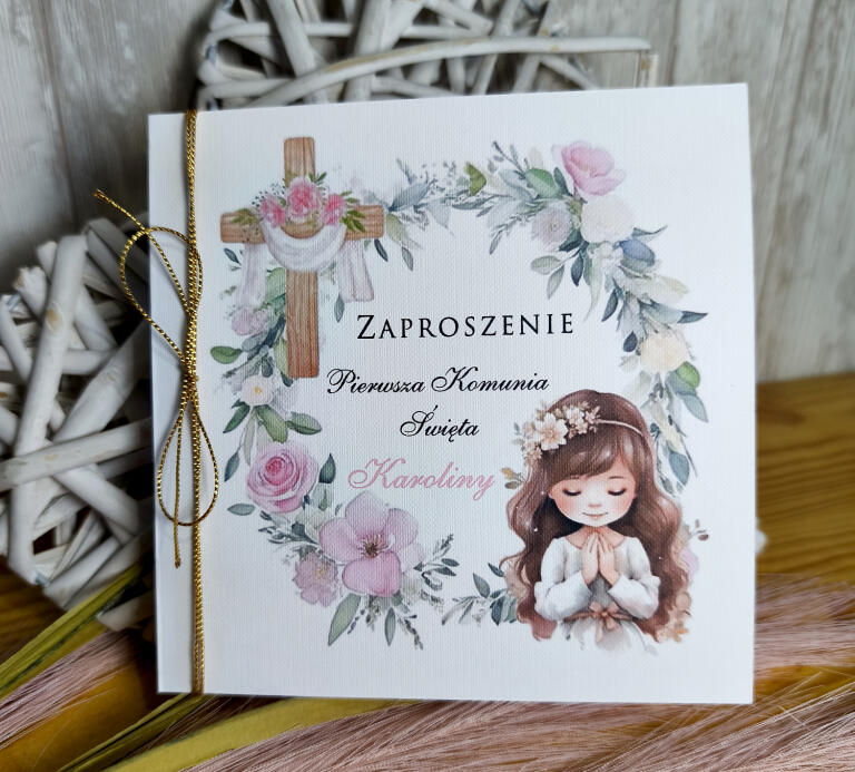 Zaproszenie na Komunię 50-1
